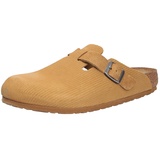 BIRKENSTOCK Sandale Boston Suede Embossed Unisex 42088 Hellbraun EU 44