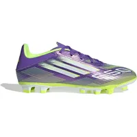 Adidas Herren Fussball-Rasenschuhe F50 Club FG/MG, PURRUS/FTWWHT/LUCLEM, 48