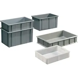 Mauser Transportstapelbehälter eck.20,0l PE grau L600xB400xH120mm