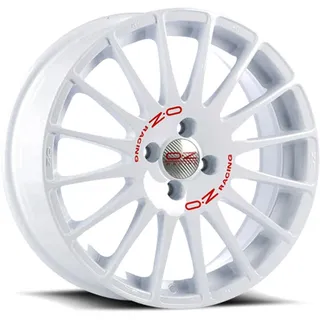 OZ Superturismo WRC 7,0 x 17 4 x 100 ET35 MB68 Weiß/Rot