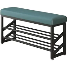 Hti-Living Schuhregal 100 x 50 x 30 cm 2 Ebenen / Grün