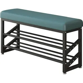 Hti-Living Schuhregal 100 x 50 x 30 cm 2 Ebenen / Grün