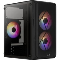 AeroCool CS107 V2, MicroATX- PC-Gehäuse, Seitenfenster, 3 x 120mm FRGB-Lüfter, CS107V2,