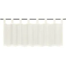 Gerster Willi Scheibengardine Schlaufen 150 x 50 cm natur