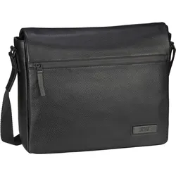 Jost Stockholm Shoulder Bag Flap L  in Black (14.8 Liter), Umhängetasche