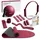 NEOLYMP Pilates Set für Zuhause – E-Book Größe Pro Berry in Bunt Pro mit Matte und SZ Stange