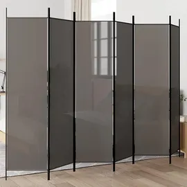 vidaXL Paravent Anthrazit 300x200 cm Stoff
