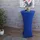 Mendler Stehtischhusse HWC-J30 Blau Ø 60 cm