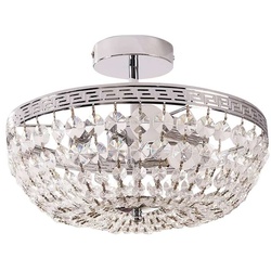 Lindby - Mondrian Deckenleuchte Clear/Chrome - cm - 23 cm