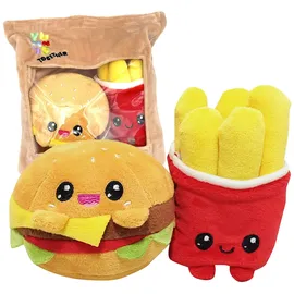 Joy Toy Yummis Together Burger & Pommes 15 cm Mehrfarbig
