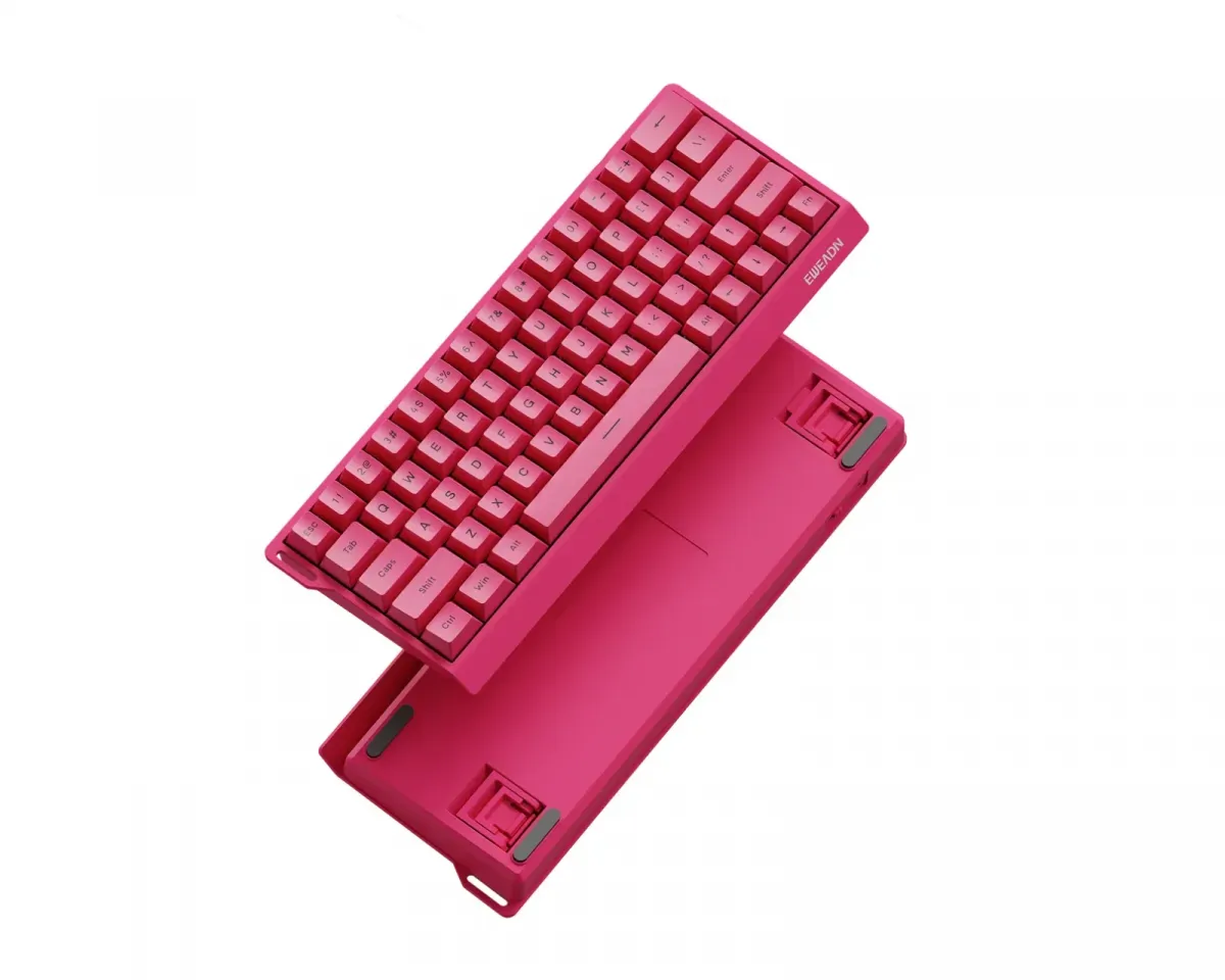 EWEADN DK63 Magnetic HE ANSI Tastatur [Gateron Wanci] - Rosa