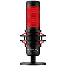 MICROPHONE Quadcast USB-Mikrofon mit roter Beleuchtung