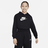 Nike Sportswear Club Fleece Kurz-Hoodie Kinder Black/White M