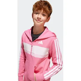 adidas Seasonal Essentials Tiberio 3 Stripes Trainingsanzug Pink Fusion/White/Clear Pink 164