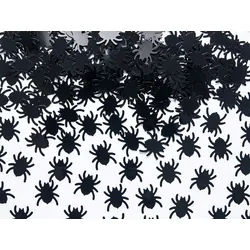 Konfetti Spinnen ca.15g Streudeko Halloween Geburtstag Mottoparty Tischkonfetti zum Streuen Basteln Geburtstagsdeko Partydeko Tischdeko Schwarz