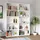 CASARIA Bücherregal 60 x 190 x 28 cm Weiß