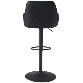 KADIMA DESIGN Barhocker Kunstleder Hocker mit Lehne 86 - 106 cm, | Gr.: onesize