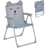 Relaxdays Campingstuhl Kinder Klappstuhl Mehrfarbig