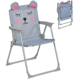 Relaxdays Campingstuhl Kinder Klappstuhl Mehrfarbig