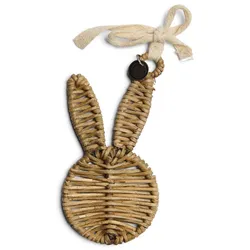 Riviera Maison Easter Bunny Ornament Osterdekoration, Rattan Osterhase Dekoration   