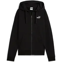 Puma Damen Kapuzenjacke ESS Small No. 1 Logo Comfort Full-Zip Hoodie TR PUMA Black