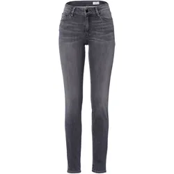 Cross Jeans Damen Jeans Anya Slim Fit Grau Hoher Bund Reißverschluss W 36 L 34