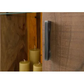 Massivmoebel24 Schrank Akazie 118x40x180 natur lackiert BARK 101
