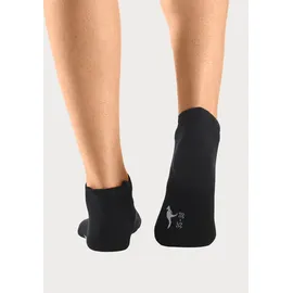KangaROOS Sneakersocken 10 Paare Schwarz/Weiß 35-38