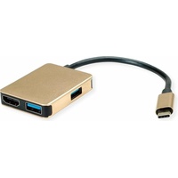 ROLINE GOLD - Dockingstation, - USB-C 3.2 Gen 1, 1x PD