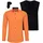 RUSTY NEAL Langarmhemd orange 5XL