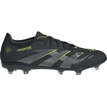 adidas Predator Pro FG Herren Core Black/Carbon/Lucid Lemon 40 2/3