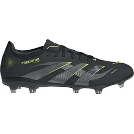 adidas Predator Pro FG Herren Core Black/Carbon/Lucid Lemon 40 2/3