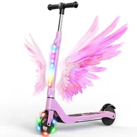 SISIGAD E Scooter Kinder blau/pink