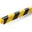 5 DURABLE Prallschutz Kantenschutzprofil rechteckig 2 5 3 0 cm