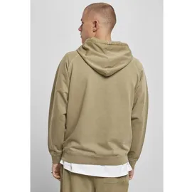 URBAN CLASSICS Overdyed Kapuzenpullover Green Khaki M