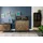 MASSIVMOEBEL24.DE Highboard 120 x 145 x 45 cm Schwarz