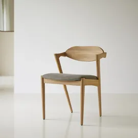 Tikamoon Esszimmerstuhl Guido Stoff beige