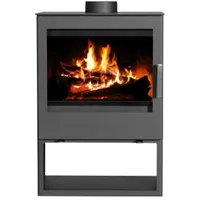 VICTORIA Modena Gusseisen Schwarz/Abdeckplatte Glas