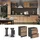Vicco Schubladenschrank R-Line 60 x 60 x 81,5 cm Eiche