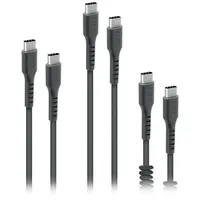 SBS USB-C auf USB-C 2 m Schwarz