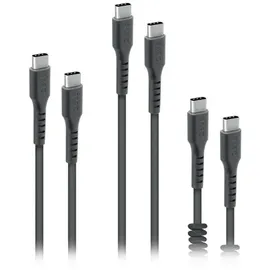 SBS USB-C auf USB-C 2 m Schwarz