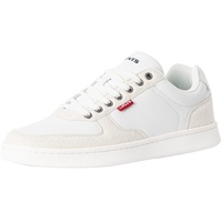 Levis Levi's Herren Reece Sneakers, Regular White, 44 EU