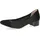 CAPRICE Damen Pumps Bast mit Blockabsatz, Schwarz (Black Comb), 38 EU / 5 UK