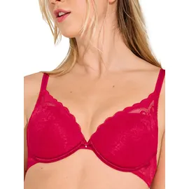 LISCA Push-up-BH Größe 80B, Farbe rot, - 80B