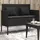 vidaXL Gartenbank 61 x 57 x 87 cm Schwarz