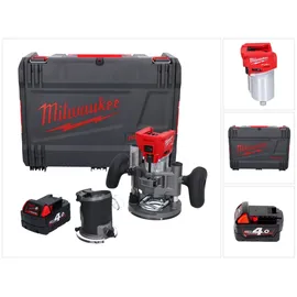 Milwaukee M18 FTR-401X Akku Fräse 18 V Brushless + 1x Akku 4,0 Ah + Fräsmodule