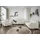 Home Affaire 3-2-1 Garnitur Polyester 3-Sitzer + 2-Sitzer + Sessel Weiß