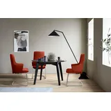 Stressless® Polsterstuhl Laurel, High Back mit Armlehne, Größe L, mit Beinen aus Stahl in Schwarz matt rot