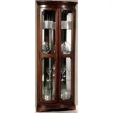 Xlmoebel Eckvitrine Barock Rokoko Designer Schrank mit Ecke Vitrine und Kommoden (Vitrine) Hergestellt in Italy braun