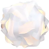 kwmobile DIY Puzzle Lampe XL Lampenschirm - Deckenlampe Pendelleuchte Schirm Teile - Jigsaw Puzzlelampe min. 15 Designs Ø ca. 40 cm - in Weiß